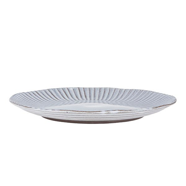 Bahne Interior Birch tallerken, stentøj, hvid - Ø27 cm. - Bahne